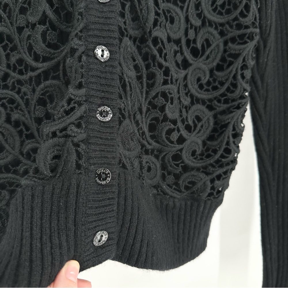 Dolce & Gabbana Cashmere Lace Button up Cardigan - Picture 5 of 12